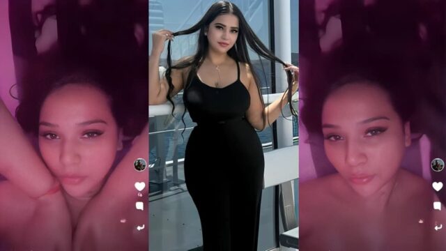 Hot desi Shubhi Katiyar exposes big boobs and gets them pressed hard in nude clip