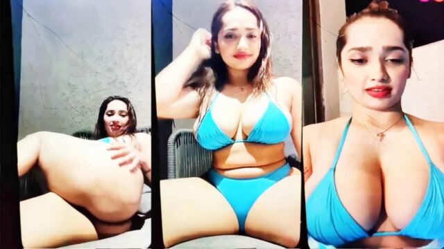 Aditi Mistry Wet Bra & Panty Pool Tease Video