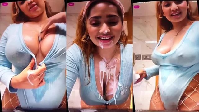 Aditi Mistry Nude Video Live Banana & Cream Nipple Play