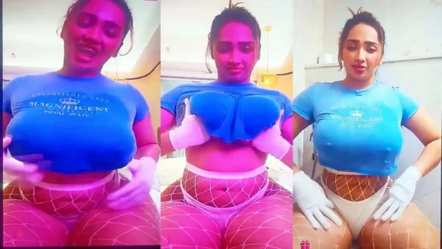 Aditi Mistry Nude Boobs Exposed in Blue Top – Part 3