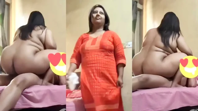 Thick Desi Bhabhi's Huge Ass Twerks Naked Doggy Style MMS