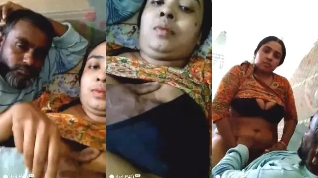 Desi Aunty Nude Saree Sex Scandal Hard Fucked by Lover